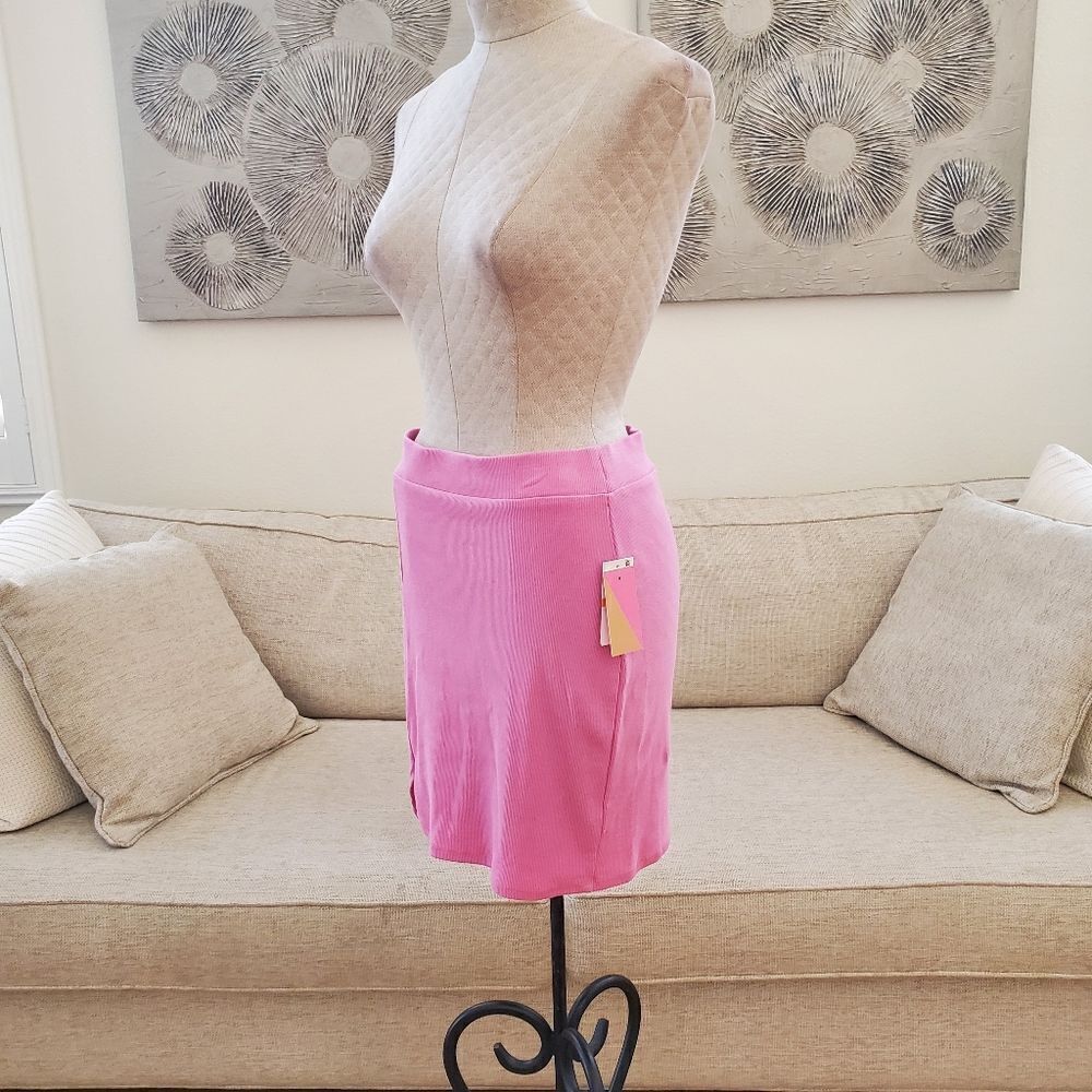 Riley & Rae Sia Ribbed Mini Skirt sz Sm - Picture 4 of 10